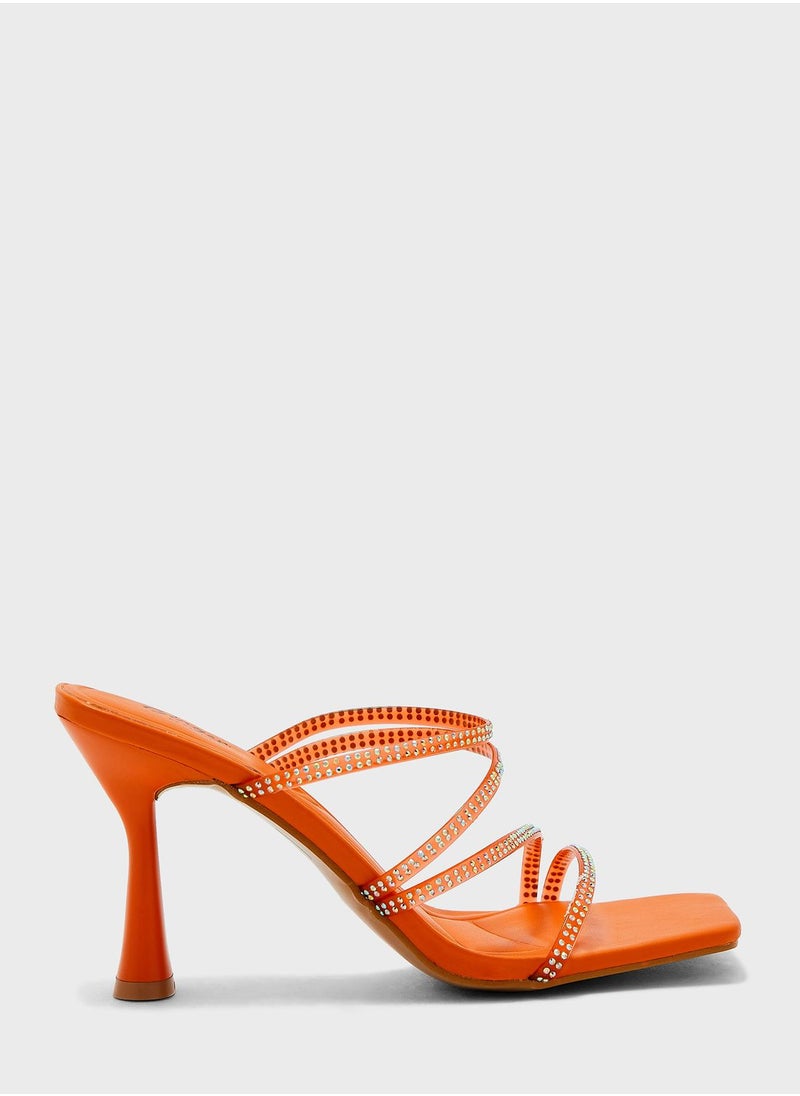 Ginger - Strappy Jewelled Sandals - Image 1