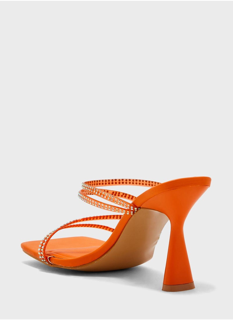 Ginger - Strappy Jewelled Sandals - Image 1