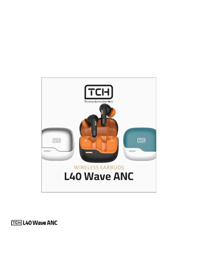 TCH L40 Wave ENC & ANC Wireless Earbuds, Noise Cancellation, HD Sound, Bluetooth 5.4, All-Day Playtime - Image 4