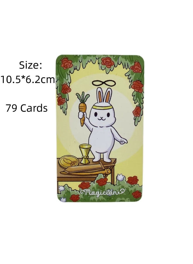 NIBEMINENT Fat Bonataro Rabbit Card Set 79 Cards - Magic Cards - Special Edition - English Version - Visual Illusion - Prophecy Edition - Toy Game Playing Cards  - Image 2