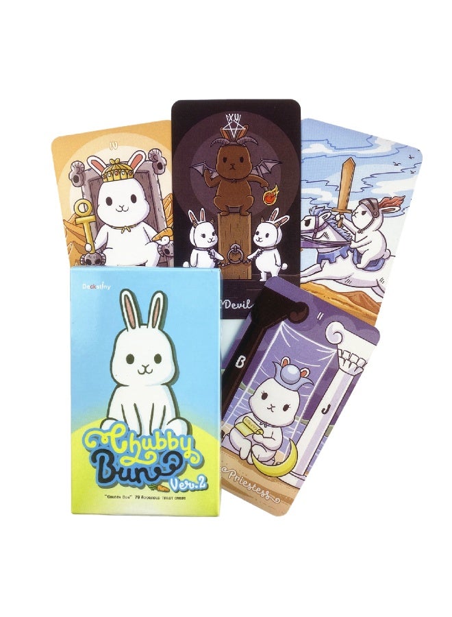 NIBEMINENT Fat Bonataro Rabbit Card Set 79 Cards - Magic Cards - Special Edition - English Version - Visual Illusion - Prophecy Edition - Toy Game Playing Cards  - Image 5