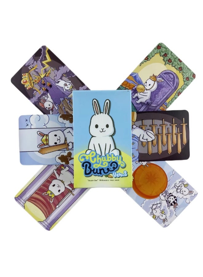 NIBEMINENT Fat Bonataro Rabbit Card Set 79 Cards - Magic Cards - Special Edition - English Version - Visual Illusion - Prophecy Edition - Toy Game Playing Cards  - Image 3