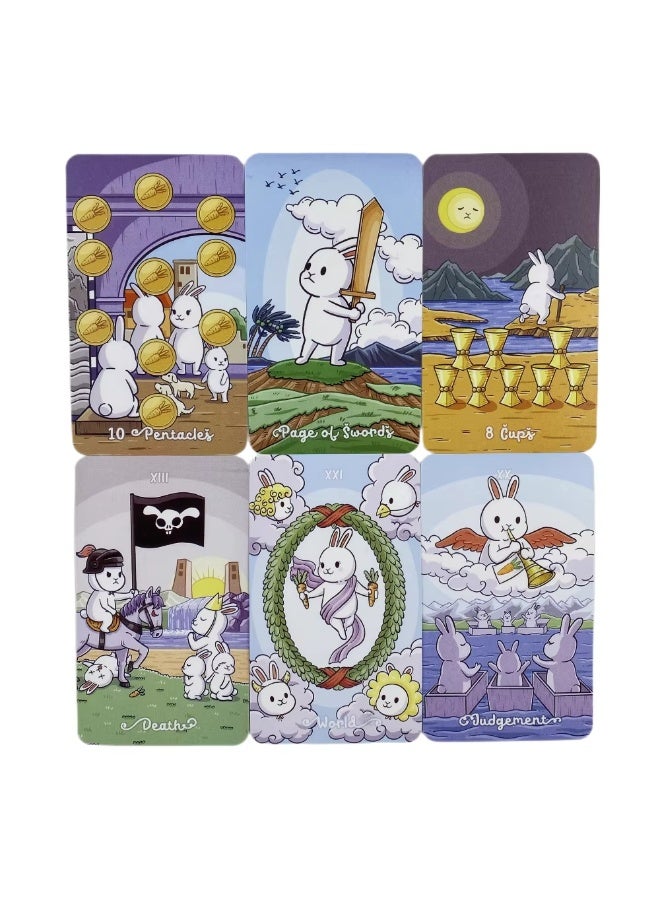 NIBEMINENT Fat Bonataro Rabbit Card Set 79 Cards - Magic Cards - Special Edition - English Version - Visual Illusion - Prophecy Edition - Toy Game Playing Cards  - Image 4