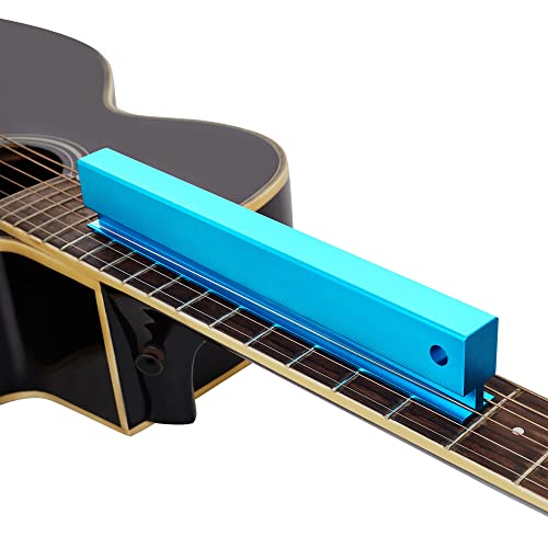 Meideal Aluminum Guitar Fret Understring Leveler, Fret Leveling Sanding Beam File Bar, Pro Luthier Repair Tool for Guitar & Bass (9 inch) - Image 2