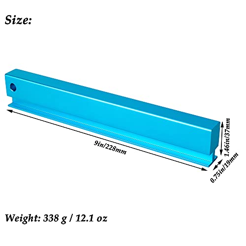 Meideal Aluminum Guitar Fret Understring Leveler, Fret Leveling Sanding Beam File Bar, Pro Luthier Repair Tool for Guitar & Bass (9 inch) - Image 3
