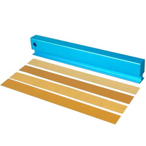 Meideal Aluminum Guitar Fret Understring Leveler, Fret Leveling Sanding Beam File Bar, Pro Luthier Repair Tool for Guitar & Bass (9 inch) - Image 1