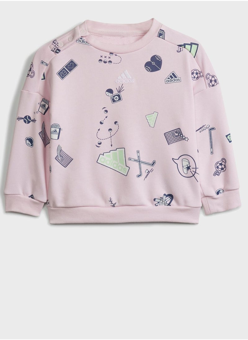 Adidas - Infants Brand Love Tracksuit - Image 1