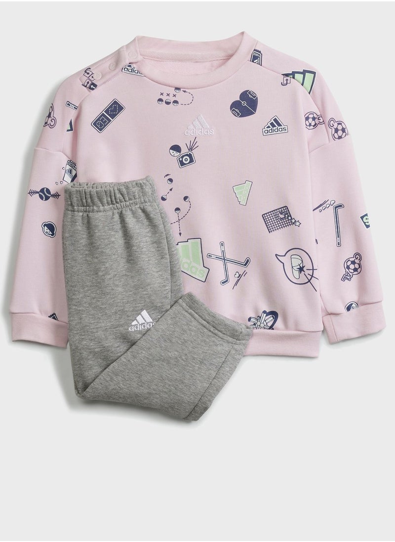 Adidas - Infants Brand Love Tracksuit - Image 1