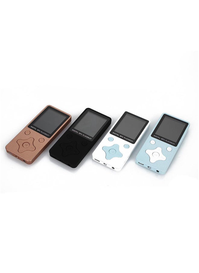 Generic - Bluetooth Mp3 Player Mp4 Thin Mini Student Portable Lossless Music Listening To Songs Portable Wholesale-Body Color:White-Memory Capacity:Card Bluetooth (round Key) - Image 1