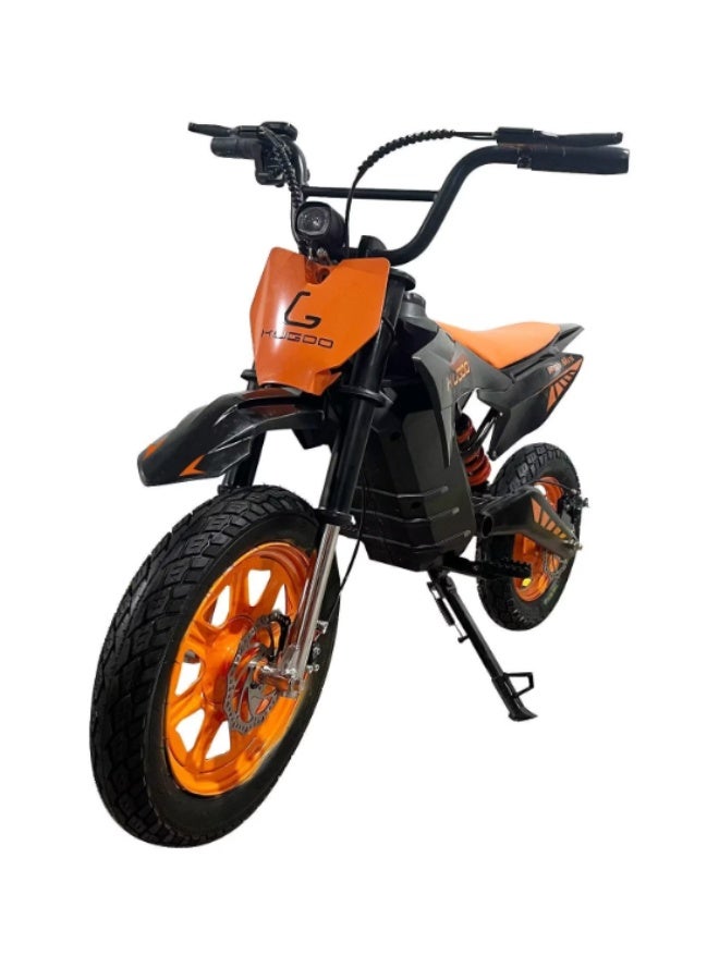 KUGOO Wish Mini Electric Dirt Bike | Rechargeable Battery Powered Mini Bike for Kids 48V/9Ah | Orange & Black | - Image 1