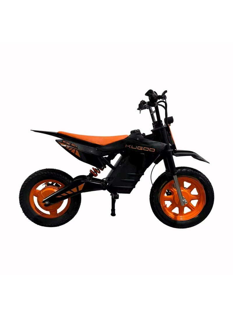 KUGOO Wish Mini Electric Dirt Bike | Rechargeable Battery Powered Mini Bike for Kids 48V/9Ah | Orange & Black | - Image 5
