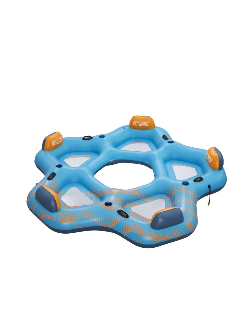 Bestway Bestway Inflatable PVC 3.00m x 2.87m Five Seater Party Floating Day Drifter Island- No:43842  - Image 1