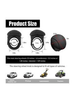 FASHION MANIA Steering Wheel Knob for Car,Tractor Spinner Wheel Accessories Non-slip Steering Handle  - Image 3
