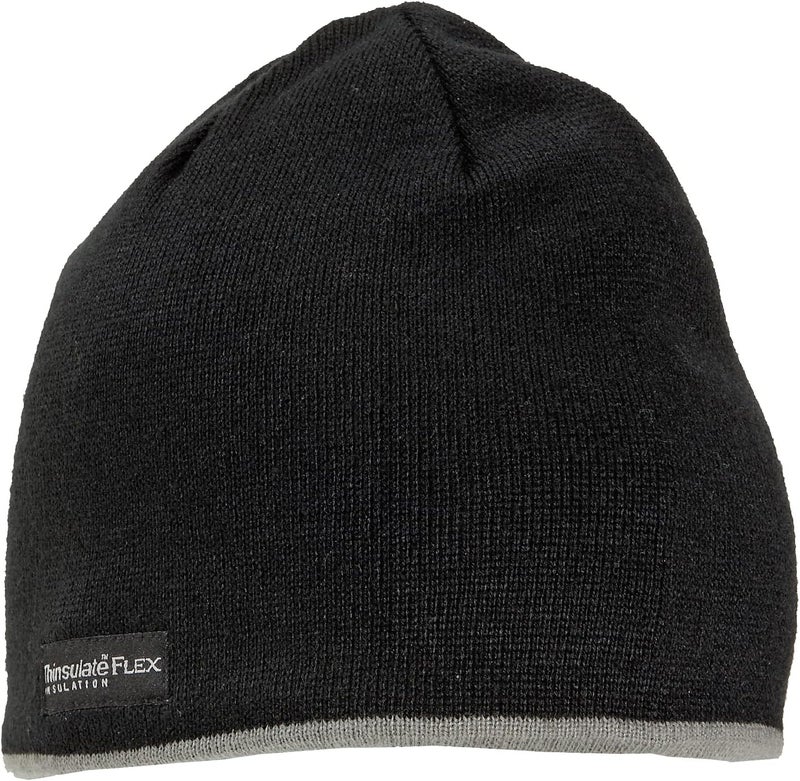 Ergodyne Ergodyne  16818 NFerno 6818 Insulated Thermal Knit Beanie HatBlack - Image 1