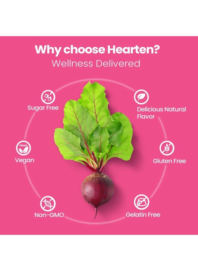 WellPath Beet Root Gummies (Sugar Free) 1500mg – Blueberry Flavor | Beet Gummies for Blood Pressure Support | Tasty Beets Chewables Super Nitric Oxide for Bloodstream | - Image 3