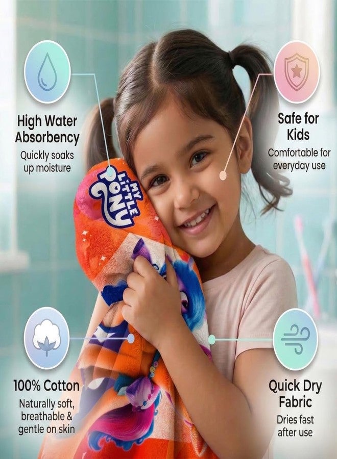 Athom Living My Little Pony Kids Bath Towel, Soft Cotton, Fun & Colorful Character Design, Perfect for Toddlers, Children and Kids. - Image 5