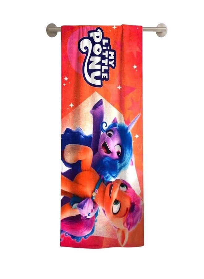 Athom Living My Little Pony Kids Bath Towel, Soft Cotton, Fun & Colorful Character Design, Perfect for Toddlers, Children and Kids. - Image 2