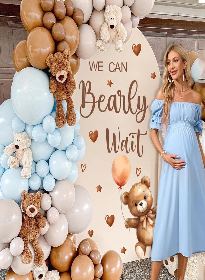 HATARU Baby Shower Sign Decorations Decal We Can Bearly Wait Sign for Backdrop Gender Reveal Party Decoration for Balloon Arch Boy or Girl Sticker Baby Bear Welcome Signs for Pregnancy Party Photo Background - Image 5