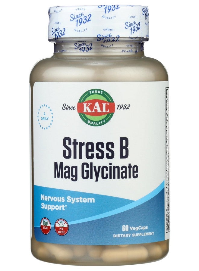 Kal Stress B Magnesium Glycinate 60 VegCap