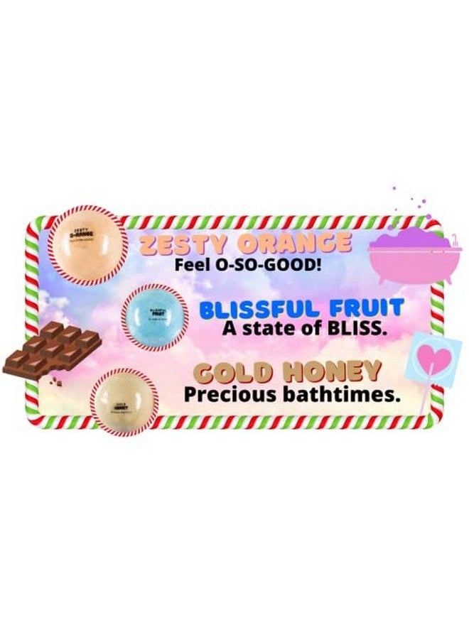 Freida and Joe - Happy Day Fizzers Aromatherapy 9 Pcs Large Bath Bomb Gift Set for Women Relaxing Aromatherapy Home Spa Birthday Christmas Gifts for Mom (Sweet Escape) - Image 1