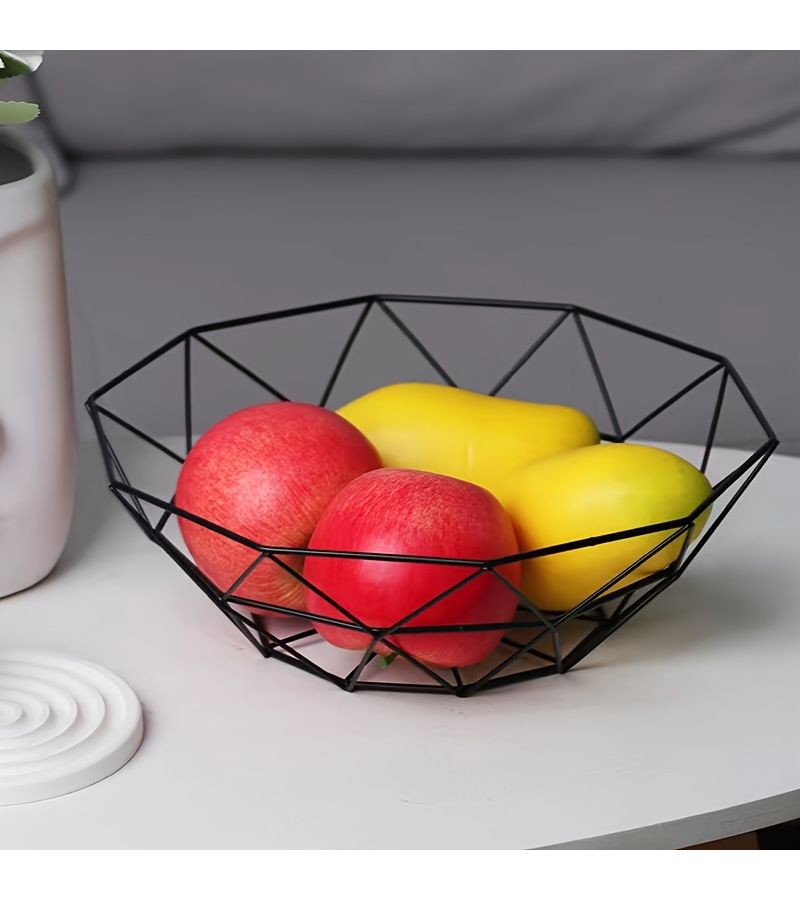 1 Piece Metal Wire Fruit Basket Type A For Kitchen Fruits And Vegetables Storage - Image 5