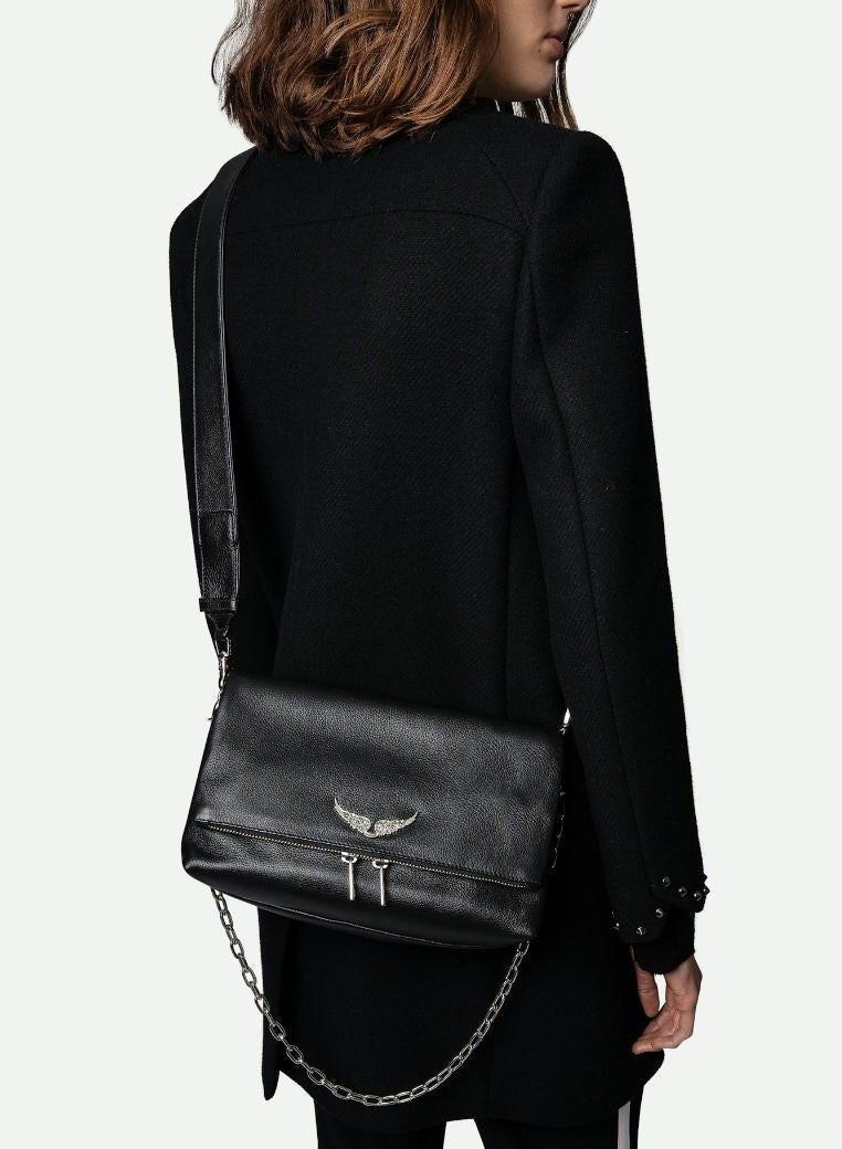 ZADIG & VOLTAIRE Rocky iconic women’s black grained leather bag - Image 5