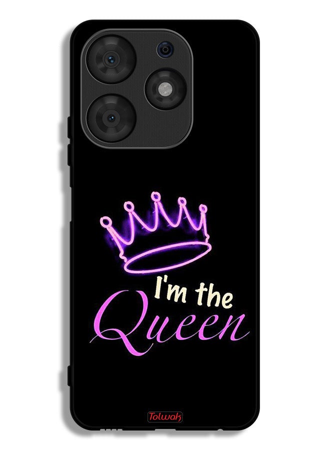 Tolwak Tecno Spark 10 Pro Protective Case Cover I Am The Queen - Image 1