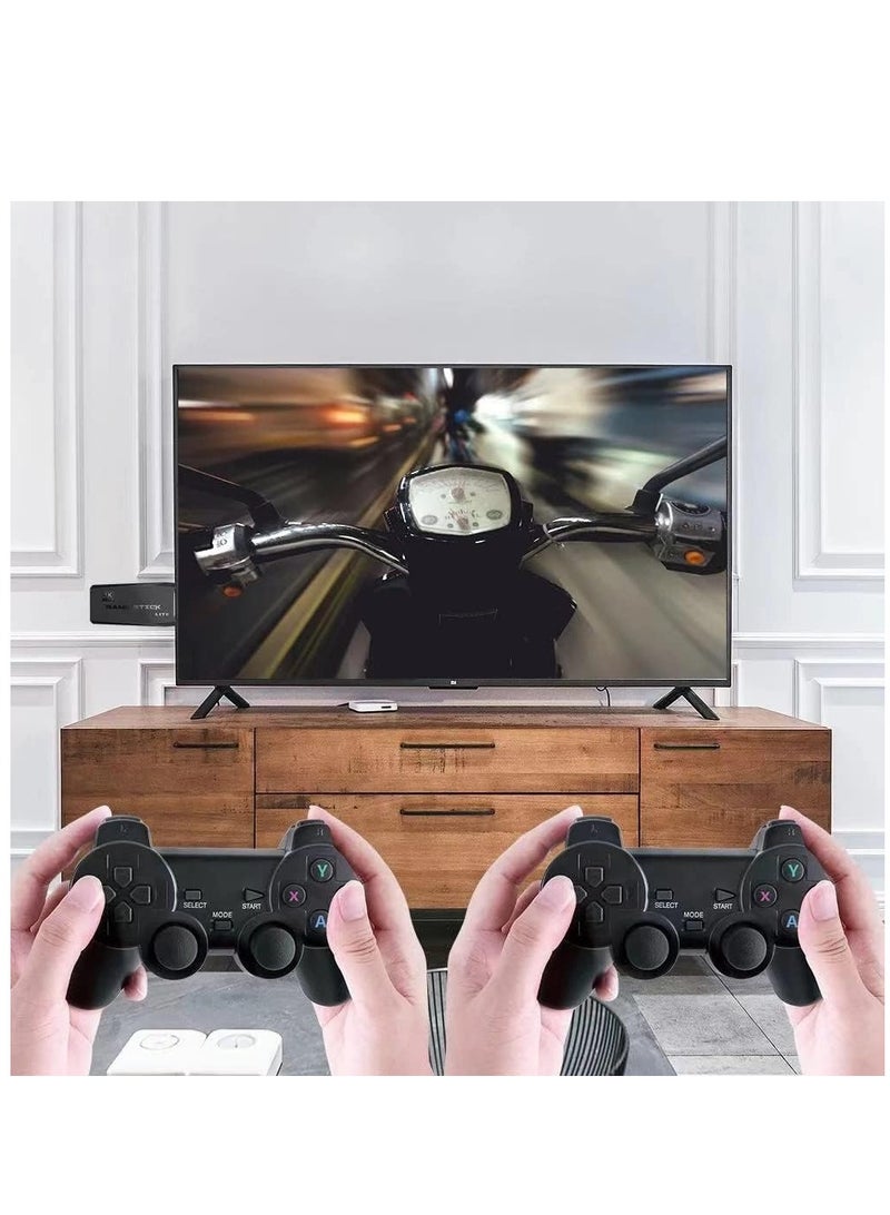 ELTRAZONE كونسول الألعاب الرجعية ELTERAZONE 64G، كونسول ألعاب كلاسيكية عالية الدقة، أكثر من 10000 لعبة مدمجة، كونسول 9 محاكيات، إخراج HDMI لألعاب الفيديو على التلفاز، كونسول ألعاب عالية الدقة مع وحدتي تحكم لاسلكيتين 2.4G - Image 3