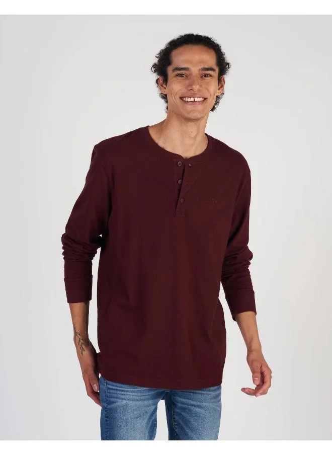 American Eagle Essential Henley T-Shirt