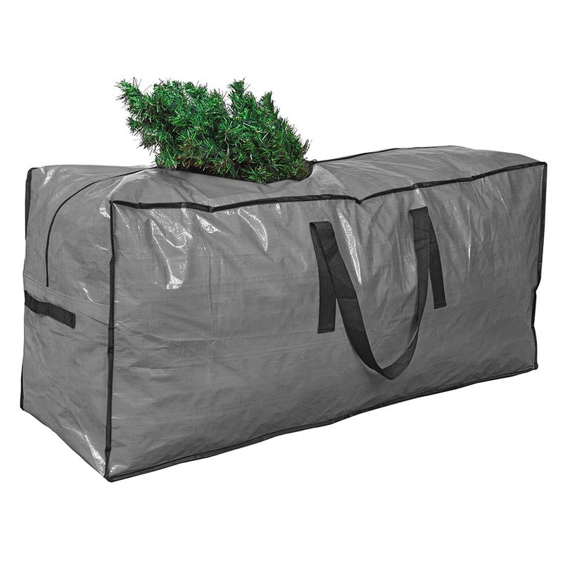 ProPik Artificial Tree Storage Bag Fits Up to 7 ft Tall Disassembled Tree 45 x 15 x 20 Holiday Tree Storage Case Perfect Xmas Storage Container with Sleek Zipper and Handles Gray