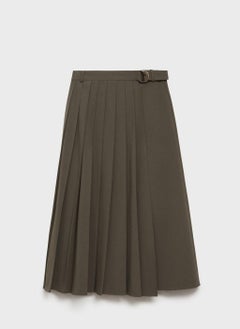 MANGO Camila Pleated Belt Skirt  - Image 1