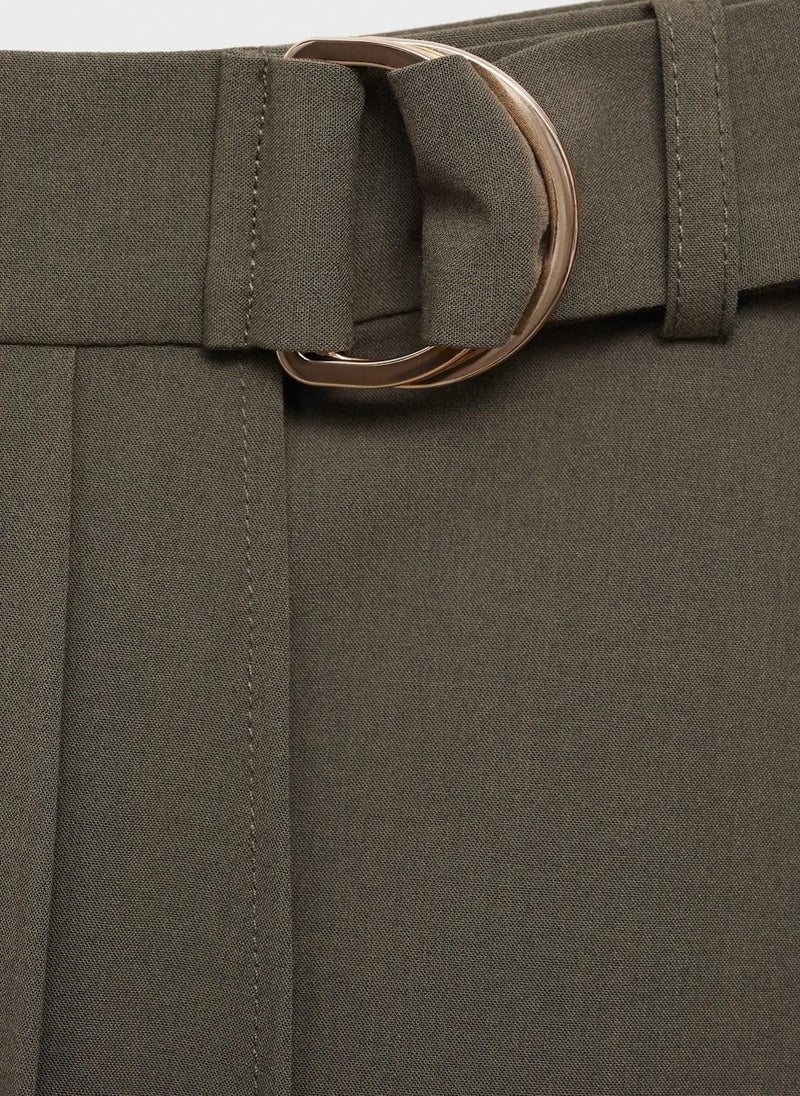 MANGO Camila Pleated Belt Skirt  - Image 2