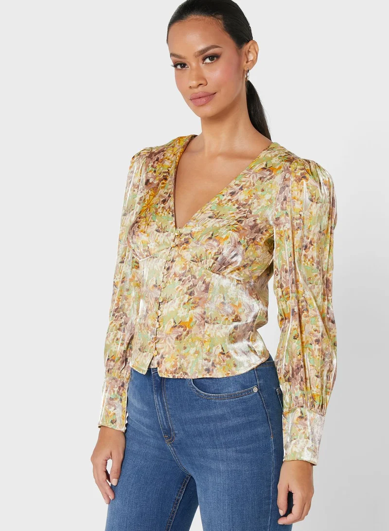 GLAMOROUS Printed Top