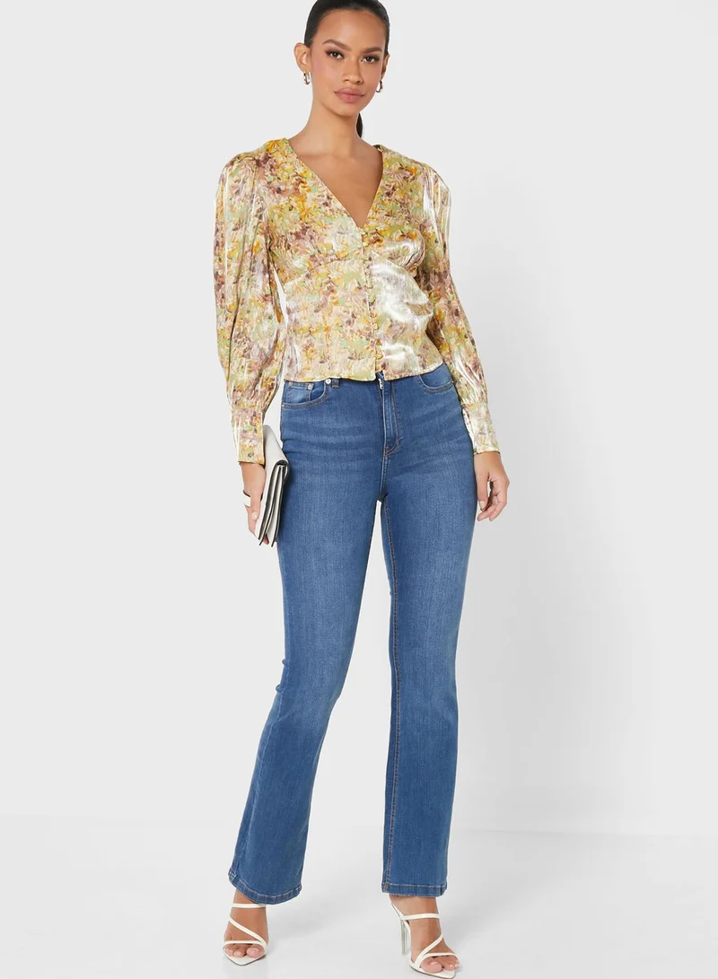 GLAMOROUS Printed Top