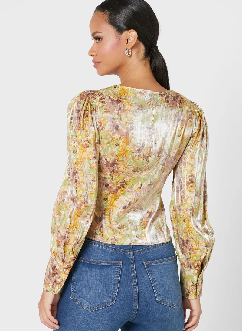 GLAMOROUS Printed Top