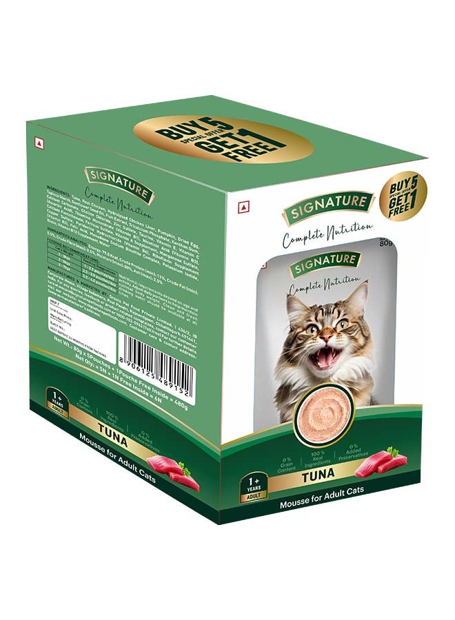 Grain Zero Signature Grain zero  Cat Tuna Wet Gravy, 6 x 80g (480g) - Image 3