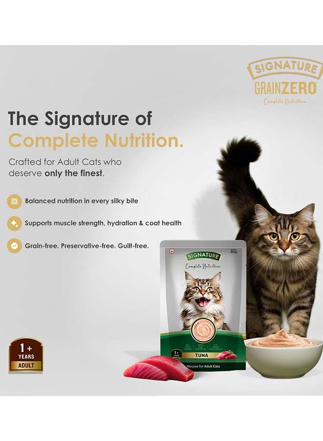 Grain Zero Signature Grain zero  Cat Tuna Wet Gravy, 6 x 80g (480g) - Image 4