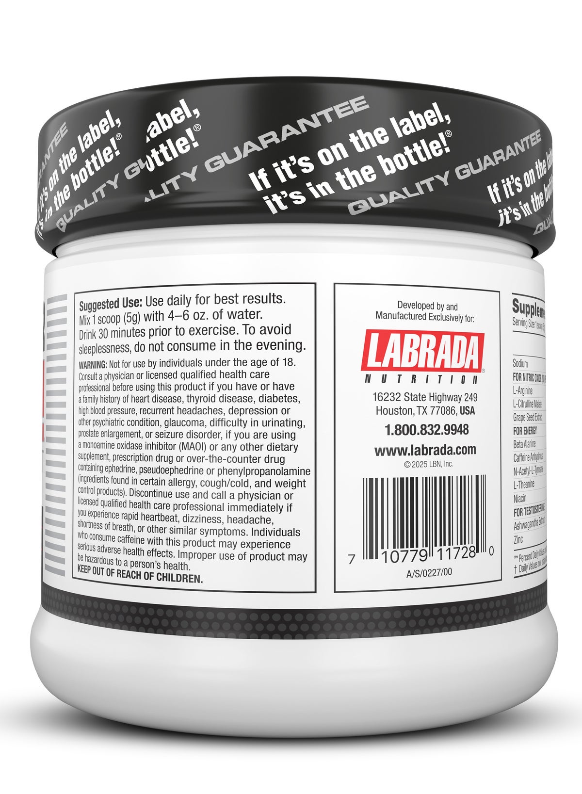 Labrada Super Charge 63 Servings 315G Cranberry