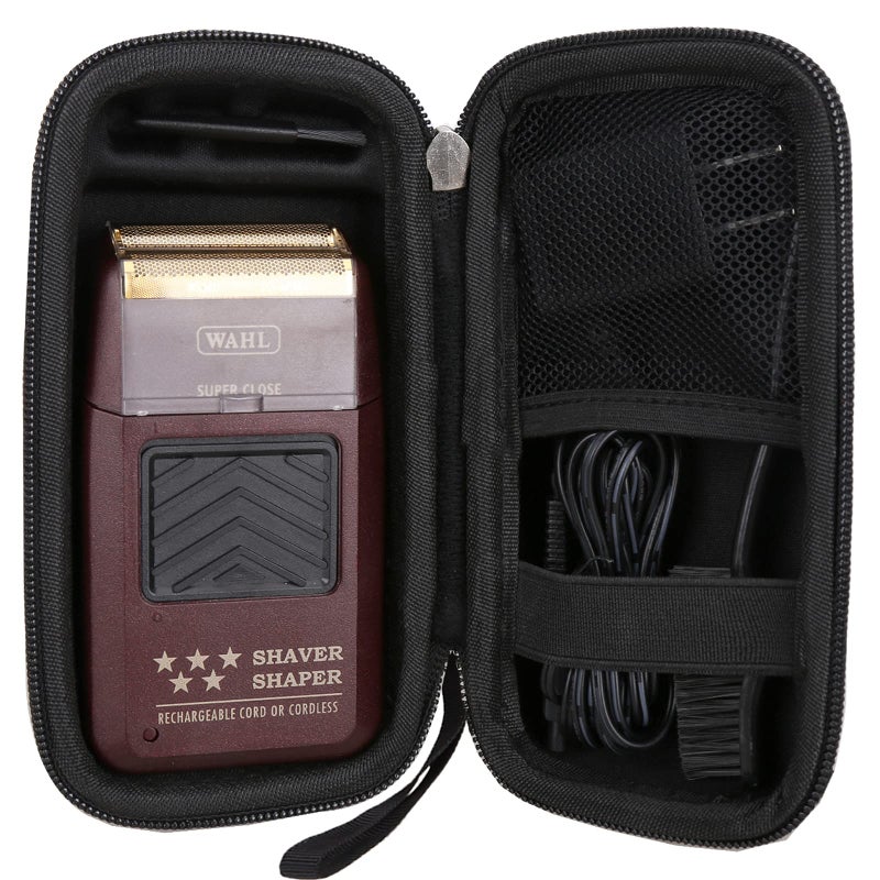Aproca Hard Travel Storage Case, for Wahl Professional 5-Star Series Rechargeable Shaver/Shaper #8061(Black-2) - Image 1