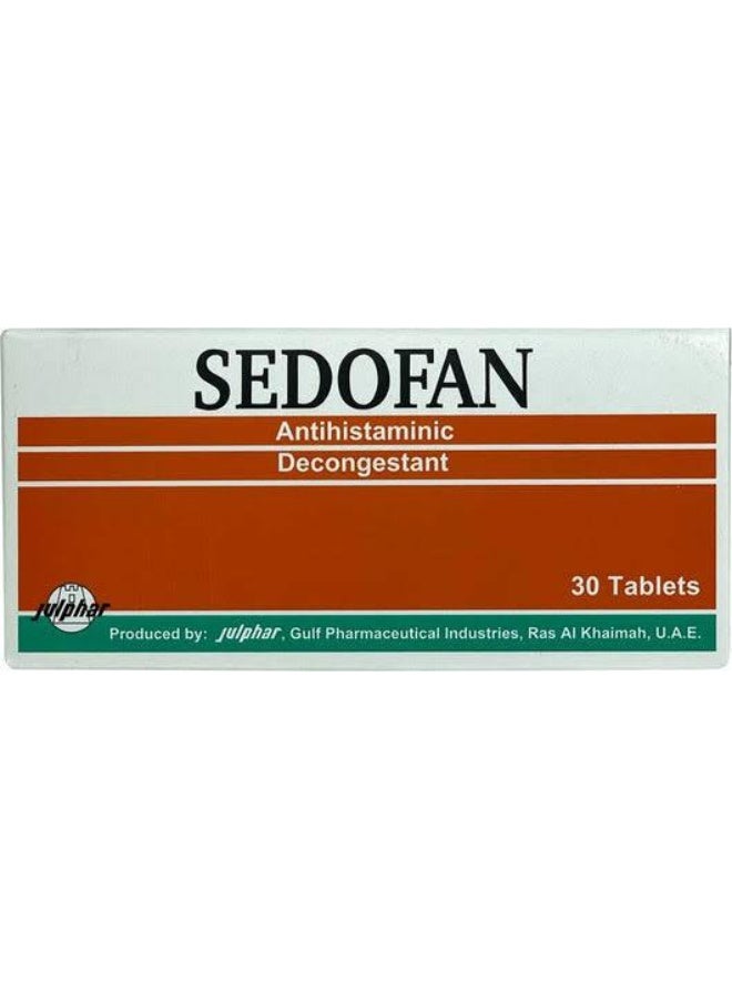 أقراص سيدوفان 30 قرصًا