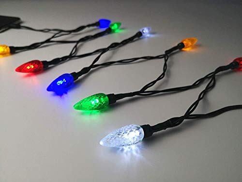 Intotal Holiday LED Christmas Lights Charging Cable, USB and Bulb Charger, 50 Inch 10 LED Multicolor Christmas Cable for Phone 5 5s 6 6plus 6s 6s Plus 7 7plus 8 8plus X XR XS XS Max 11Pro Max etc (2pcs) - Image 2