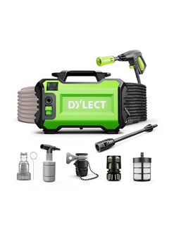 Dylect DYLECT Ultra Clean Plus High Pressure Car Washer Pump 1800 Watts Motor 120 Bars Pressure 65LMin Flow Rate 5m Outlet Hose Portable for Bike and Home Cleaning Includes 11 Accessories  - Image 1