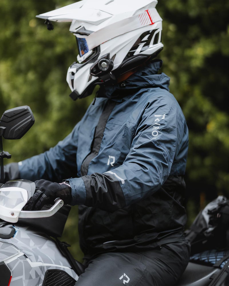 RIDEIRON Rain Suit Motorcycle Rain Gear Waterproof Jackets Pants Lightweight Durable Rainwear Outdoor Fishing Hiking for Men Women - Image 3