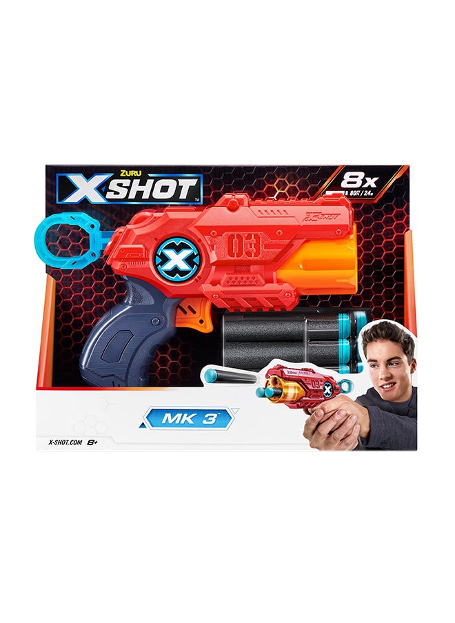 Zuru X-Shot إكسل باريل بريكر Tk-3 6 سهام - لعبة تصويب للعمل من أجل الأطفال والمراهقين والبالغين، الأولاد والفتيات، أنشطة العطلات الخارجية، هدايا للأطفال من سن 8 سنوات وما فوق  - Image 1