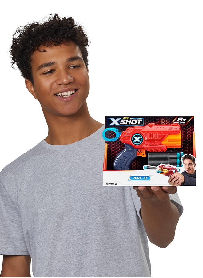 Zuru X-Shot إكسل باريل بريكر Tk-3 6 سهام - لعبة تصويب للعمل من أجل الأطفال والمراهقين والبالغين، الأولاد والفتيات، أنشطة العطلات الخارجية، هدايا للأطفال من سن 8 سنوات وما فوق  - Image 4
