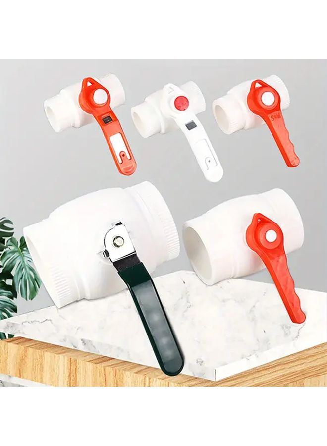 40PPR Steel Core Ball Valve Orange Handle Full Port DN32 Quick Connect - Image 2