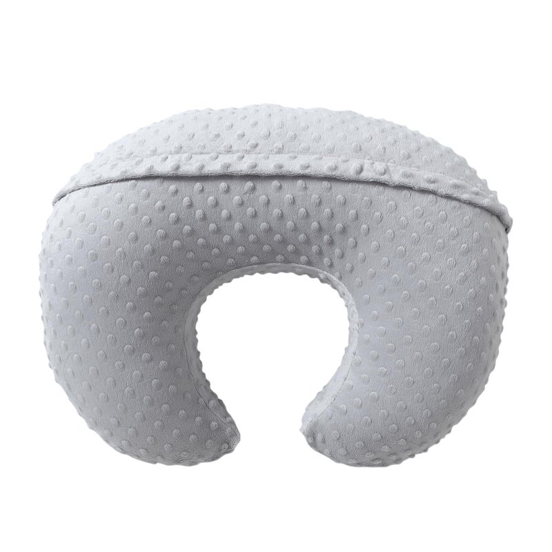 ESEN Nursing Pillow and Body Positioner for Breast Feeding and Bottle Feeding, Ultra Soft Baby Breastfeeding Pillows with Removable Nursing Pillow Cover for More Support for Mom and Baby (Gray) - Image 3