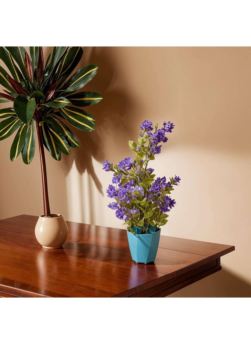 Ananya Communication Point Ananya Communication Point Wild Artificial Flower Plants with Cute Hexa Pot Faux Flower Plant for Home Office Dcor Tabletop and Desk Decoration Artificial Flower for Balcony Indoor Dcor RVAP2  - Image 3