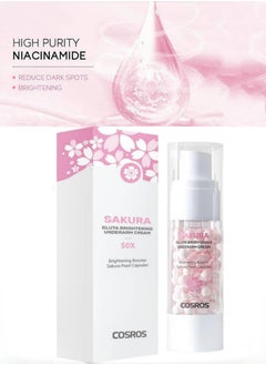 SAKURA Sakura Gluta Brightening Booster Cream, Sakura Underarm Whitening Cream, Sakura Pearl Capsule, Brightening Booster Sakura Pearl Capsules, Cosros Sakura Gluta Brightening Underarm Cream  - Image 1