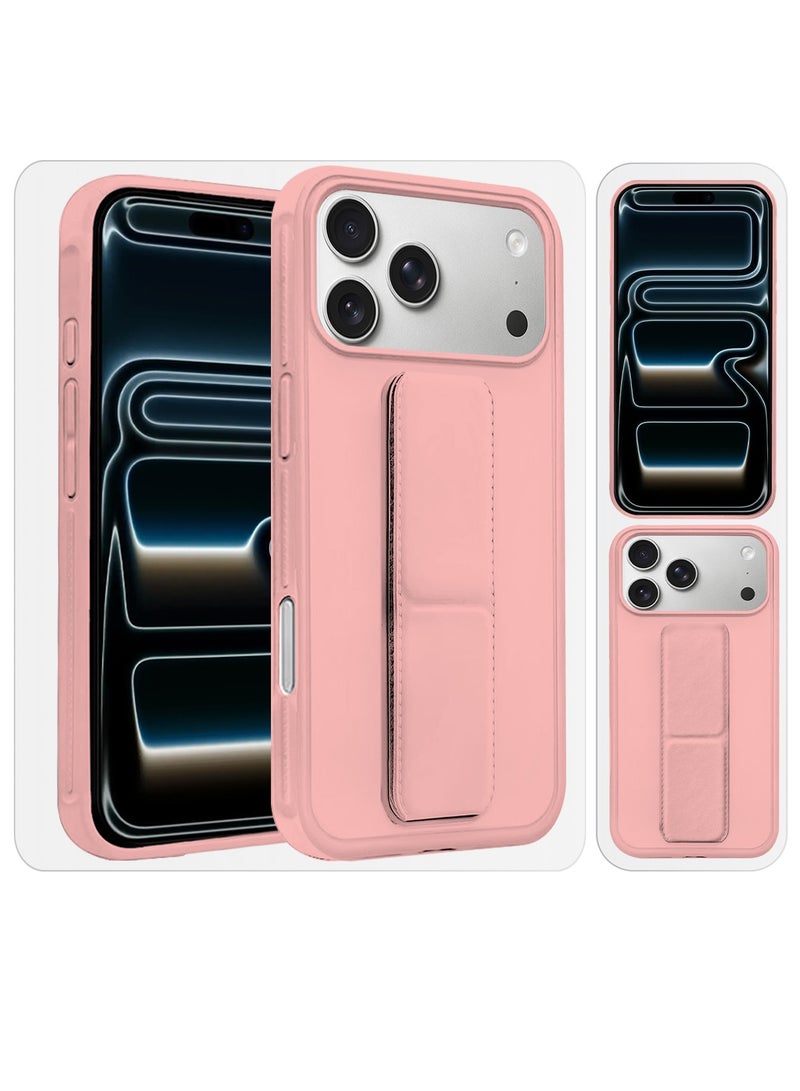 CATANES 2 Packs Premium PU Leather Case for iPhone 17 Pro Max with Stand Function Shockproof and Anti Scratch Finger Grip with Privacy Screen Protector - Image 5